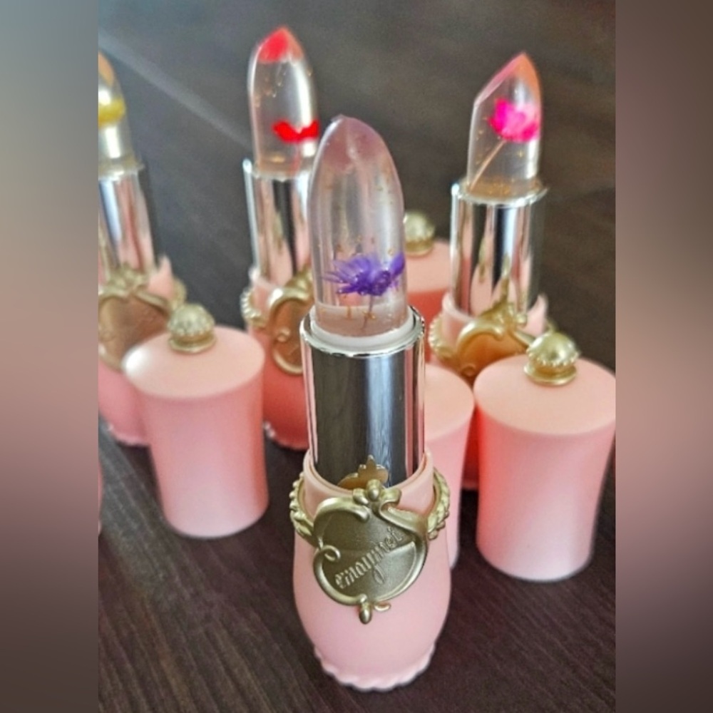 Transparent Jelly Color Changing Lipstick, purple flower - ONLY 1 left